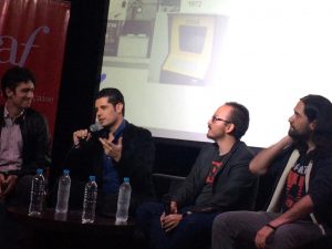 Participación en el conversatorio, Historia del los Videojuegos en el Ecuador